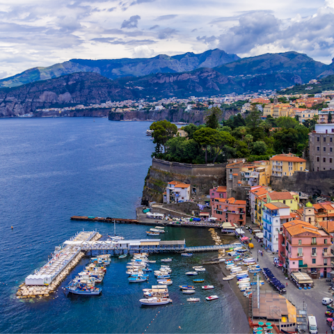 Spend a day in Sorrento – maybe you'll take a boat trip along the coast?