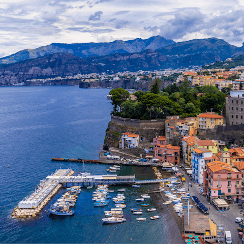 Spend a day in Sorrento – maybe you'll take a boat trip along the coast?