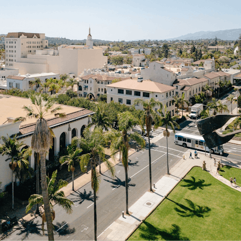 Stay in Santa Barbara, just a few blocks from vibrant State Street
