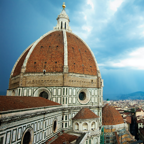 Visit the must-see Duomo – a few minutes' walk away