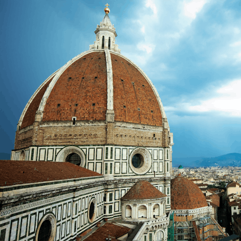 Visit the must-see Duomo – a few minutes' walk away