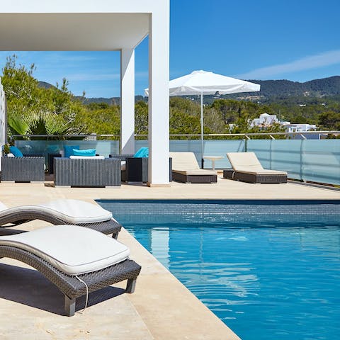 Swim and relax by your private pool