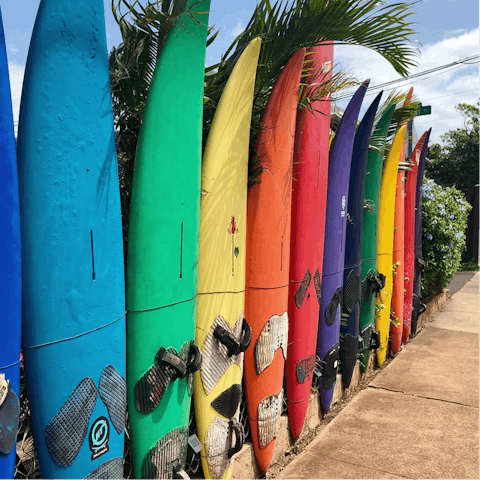 Take the plunge and try out some local water sports in the bay