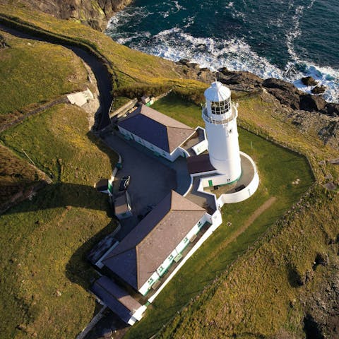 Soak up the panoramic views from the vast communal gardens
