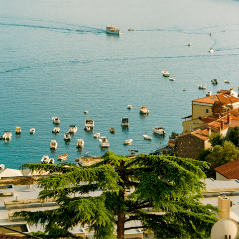 Explore Istria's coastline – the closest beach is 3 kilometres away