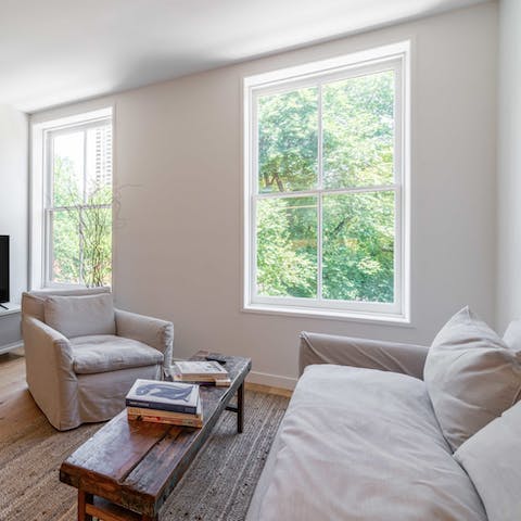 Flick through the coffee table books before you head out for the day