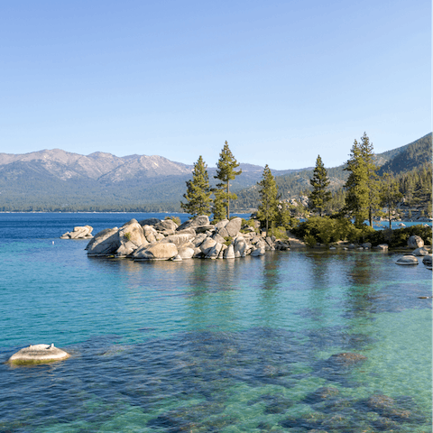 Drive to Donner Lake in less than ten minutes