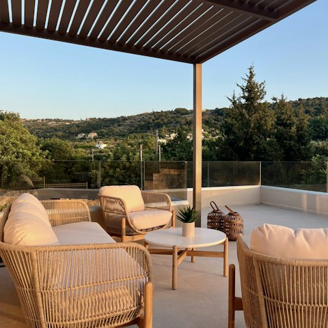 Pour yourself a glass of wine and unwind on the terrace