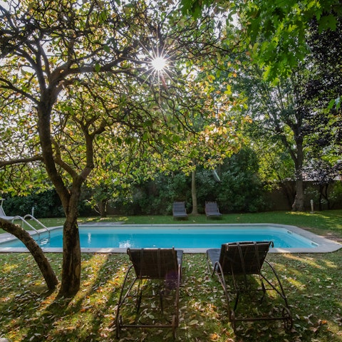 Enjoy leisurely days in the garden, swimming in the pool