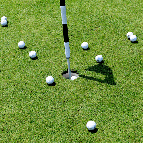 Play a round of golf in the sun