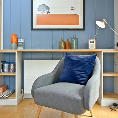 Retreat to this comfortable nook