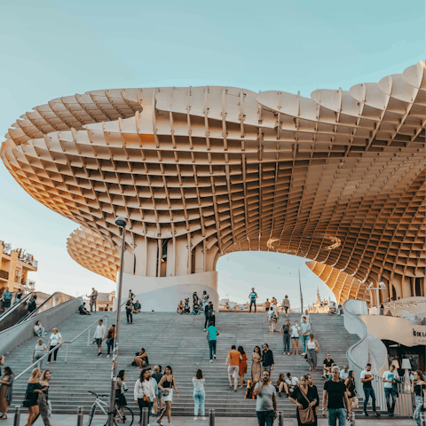Climb the Setas de Sevilla and take in panoramic views of the city below