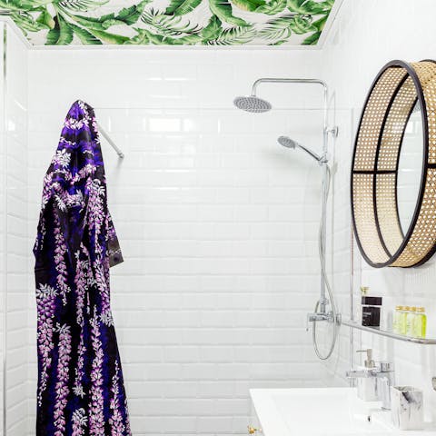 Admire the home's bold design and luxury touches
