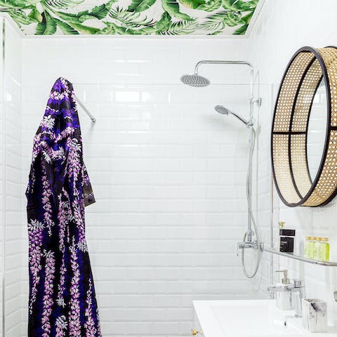 Admire the home's bold design and luxury touches