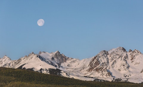 Gaze upon the dramatic Tenmile Range peaks rising above the Blue River valley, about forty-minutes by car
