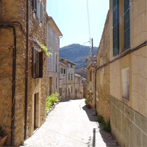 Explore the historic streets of the Pollensa old town