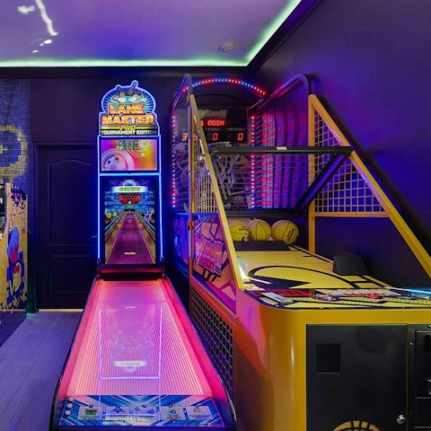 Embrace fun and friendly competition in the games room