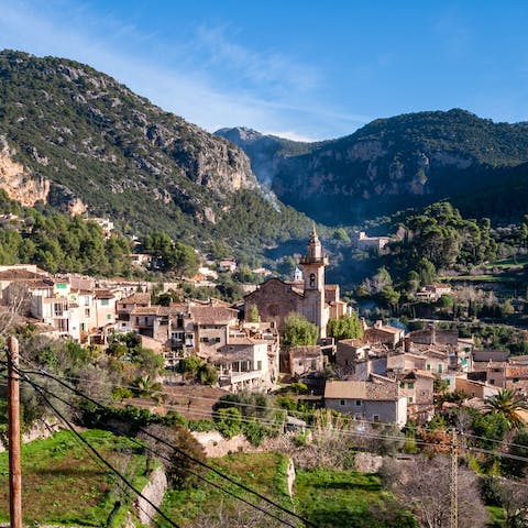 Stroll around the pretty village of Valldemossa