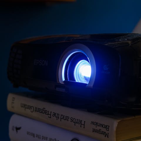 Fire up the projector and watch a movie