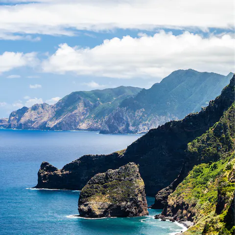 Explore the beautiful beaches and coves nestled on the coast of Maderia