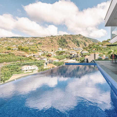 Find a wonderful sense of peace whilst swimming in the pool