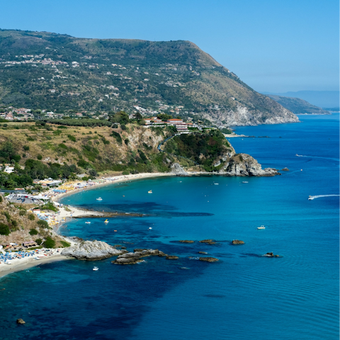 Take a drive to the coast, only 30-minutes away