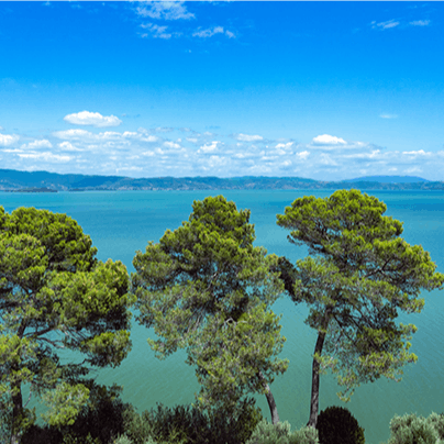 Visit beautiful Lake Trasimeno, just 8km away