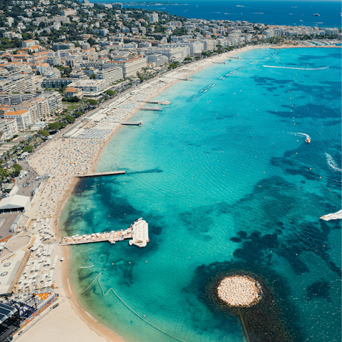 Stay a twenty-minute drive from captivating Cannes