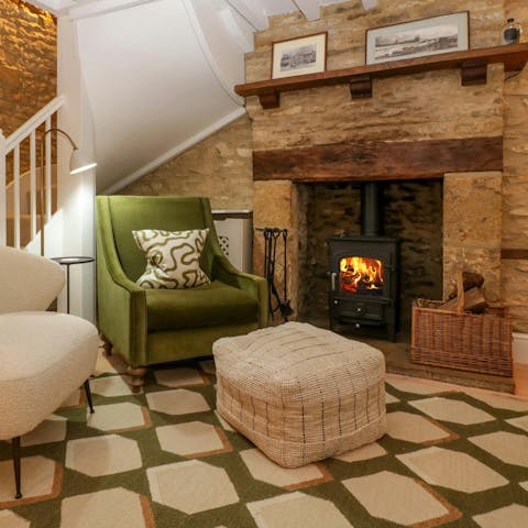Light the fire and savour cosy evenings at home