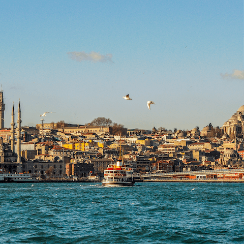 Go for a relaxing stroll along the Bosphorus
