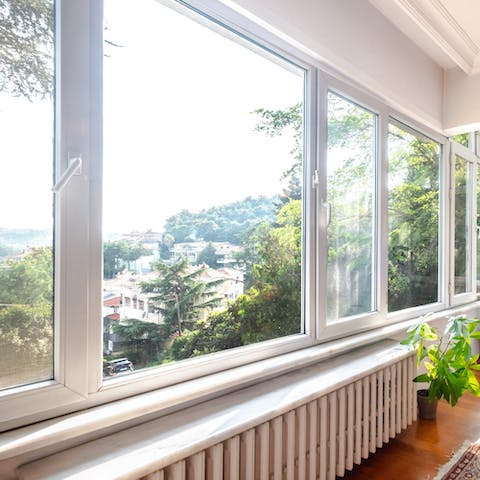 Soak up views of your stunning surroundings