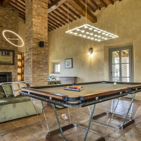 Gather for family fun and games in the annexe