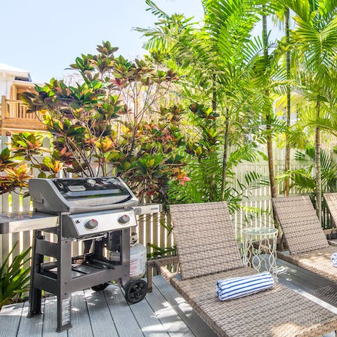 Fire up the barbecue and sample the area's delicious seafood