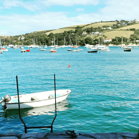Spend the day in Salcombe, fifteen minutes by car