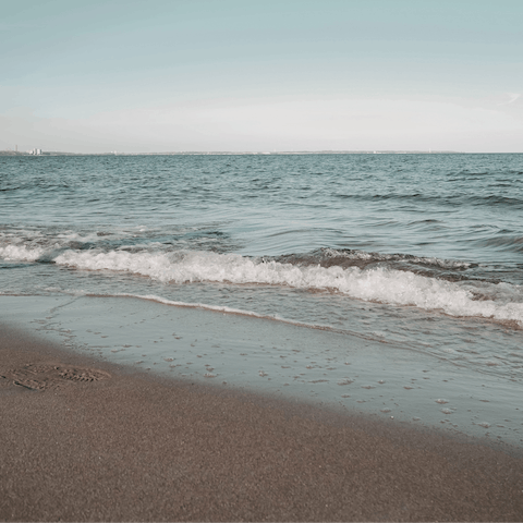 Drive down to the nearby Loutsa beach and enjoy a family day out by the crystal clear waters