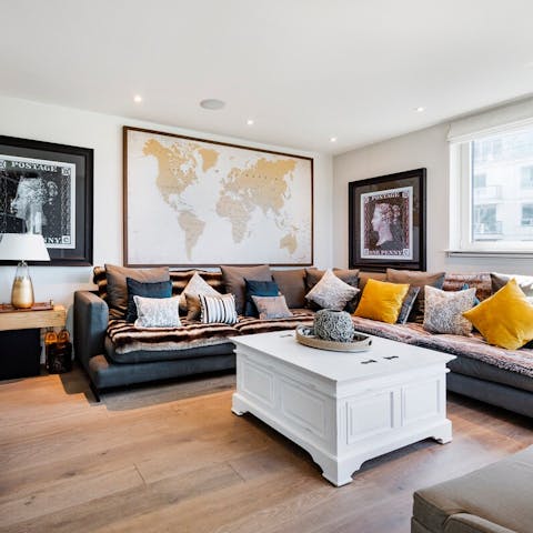 Sip a gin and tonic in the chic lounge area