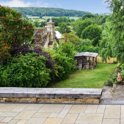 Take in the stunning sweeping views over the Isbourne Valley