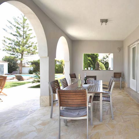 Put together a tapas platter to take outside for an alfresco family meal