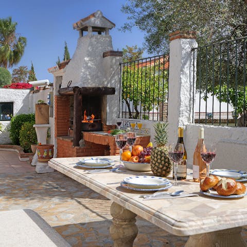 Cook up a family feast on the traditional outdoor grill