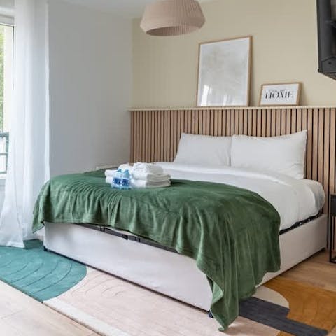 Snooze the alarm and spend an extra five minutes in the cosy bed