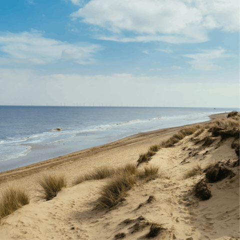 Blow the cobwebs away with seafront strolls – just a five-minute drive or twenty-five minute stroll away