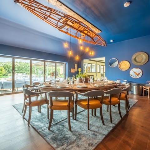 Dial up a private chef and lay the table for a glamourous dinner party