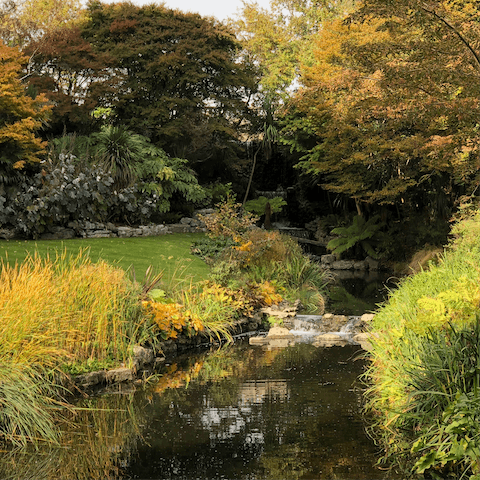 Take the short stroll over to Hyde Park Gardens and explore some gorgeous green spaces