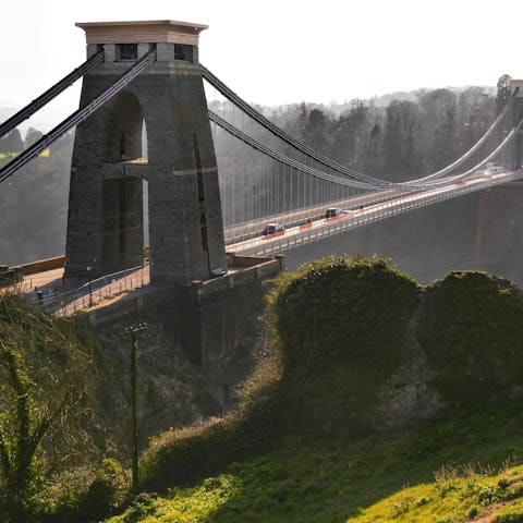 Explore the local area, including Clifton Suspension Bridge