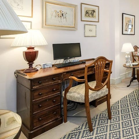 Get into focus mode at the dedicated desk