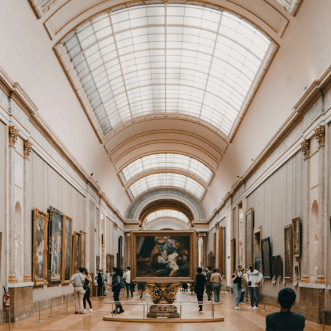 Spend an inspiring afternoon wandering through the Louvre