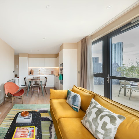 Relax in the lounge or pad out to the private terrace