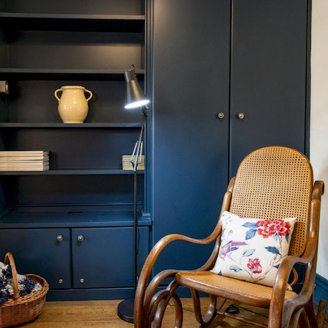 Relax in the cosy living room with a good book