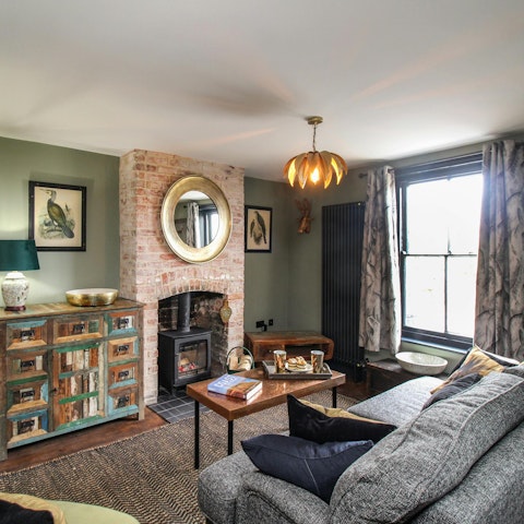 Snuggle up in front of the fire on chilly nights