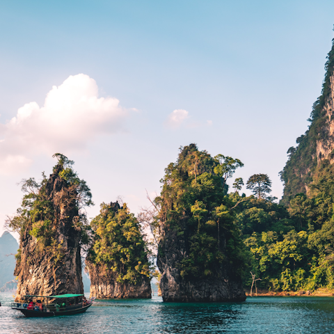 Visit Khao Sok National Park, one of the oldest rainforests in the world